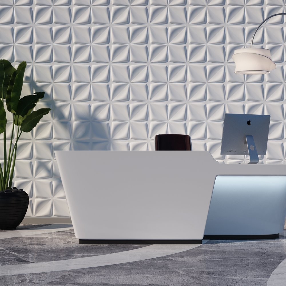Plant fiber decorative mural 3d wallpaper 3d wood wall panels for home deco