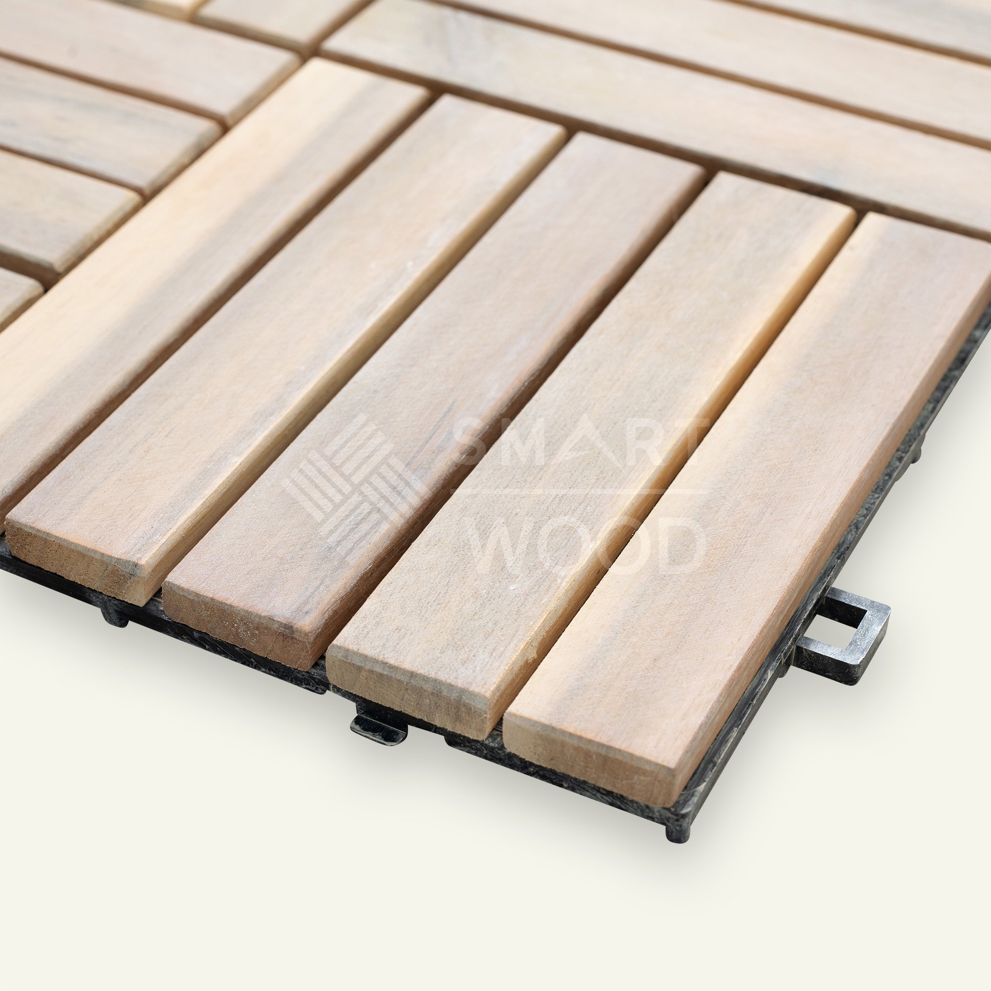 WPC DECKING TILE PLASTIC COMPOSITE BEST SELLING ACACIA OUTDOOR DECKING TILES 300X300X8/12/15MM FROM SMARTWOOD