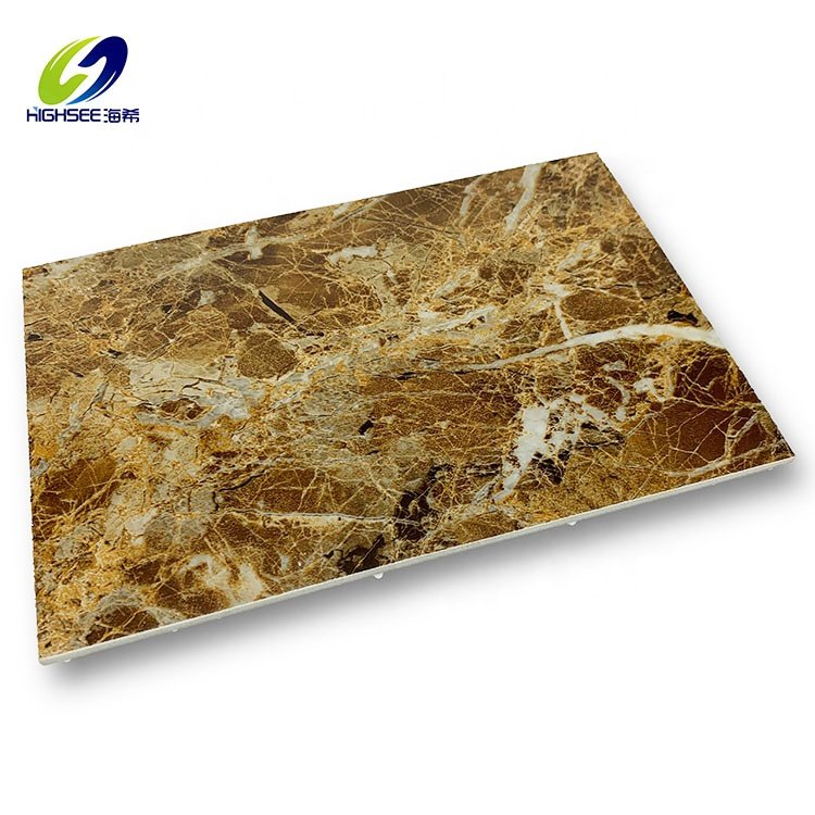 natural stone color panel home decoration plastic sheets uv marble board