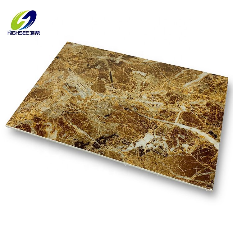natural stone color panel home decoration plastic sheets uv marble board