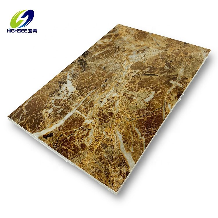 natural stone color panel home decoration plastic sheets uv marble board