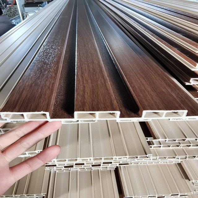 Top Quality Eco-Friendly Quick Installation 3D WPC Wall Panel Bamboo Fluted Panels Wallboard for Interior home decor