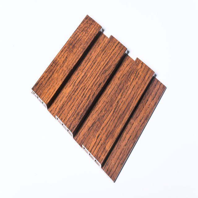 Top Quality Eco-Friendly Quick Installation 3D WPC Wall Panel Bamboo Fluted Panels Wallboard for Interior home decor