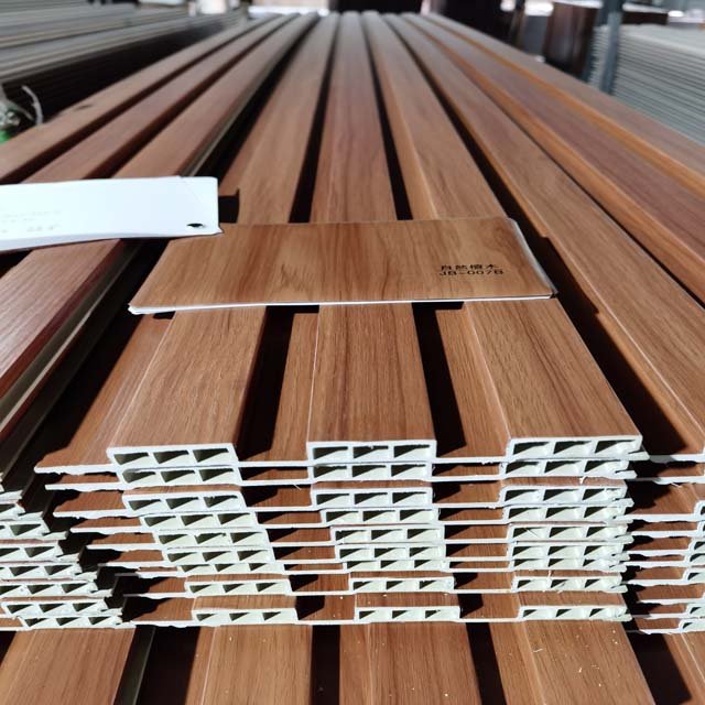 Top Quality Eco-Friendly Quick Installation 3D WPC Wall Panel Bamboo Fluted Panels Wallboard for Interior home decor