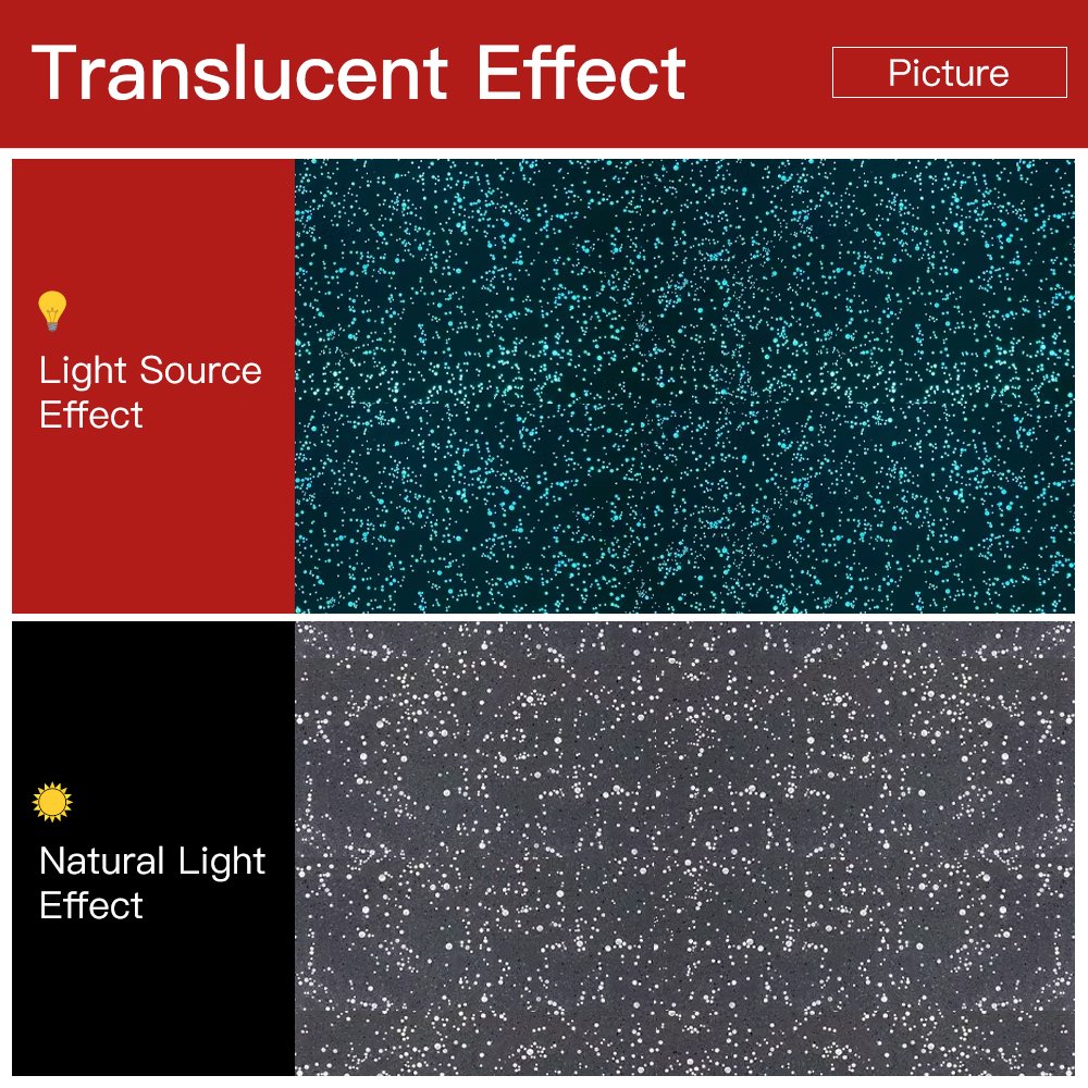 New Type White Translucent Art Cement Fiber Optic Concrete Panel for House Office Villa Exterior Wall Siding Bars Board