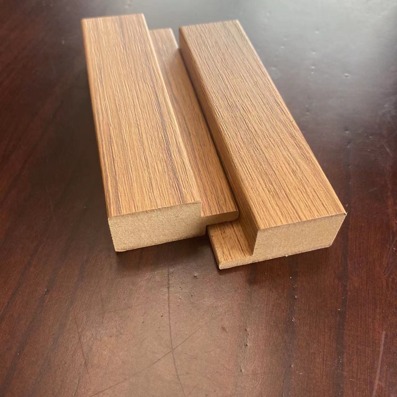 Indoor MDF wall panelings Interior design home decorative eco wall board wall panel red oak walnut