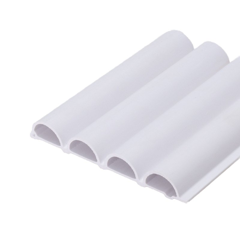 Factory PVC Fluted Wall Panel 3D Wooden Board Wall Cladding Waterproof Hotel Apartment