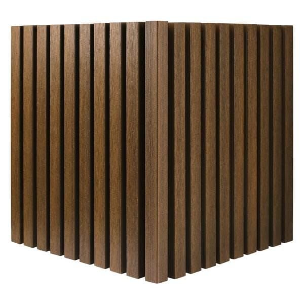 Modern design water proof WPC wall cladding Wood plastic composite grille panel for interior exterior wall