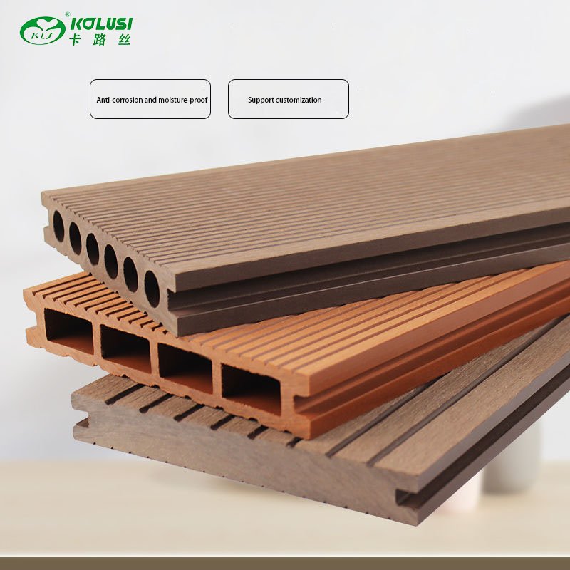 Outdoor No Gap Wpc Flooring Wood Plastic Composite Board decking tiles For Swimming Pool And Patio