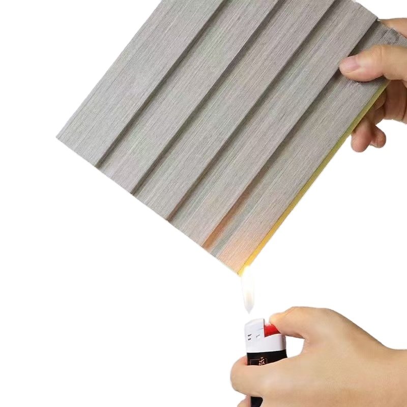 Wholesale Price PVC Wpc Fluted Wall Panel Interior Decoration Wood Wpc Wall Panel Cladding Laminated Wpc Wall Panel