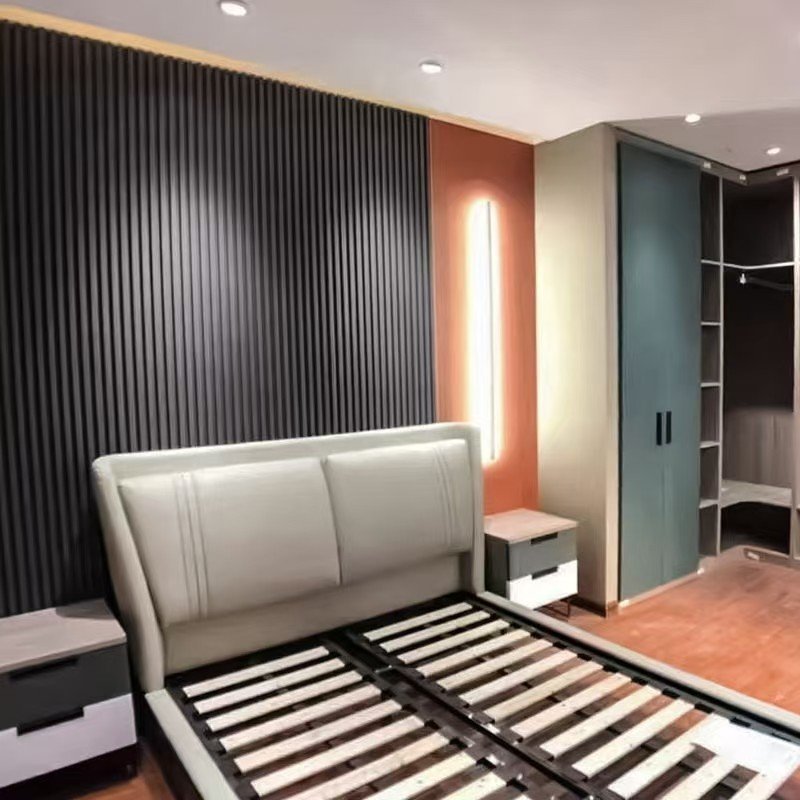 Wholesale Price PVC Wpc Fluted Wall Panel Interior Decoration Wood Wpc Wall Panel Cladding Laminated Wpc Wall Panel