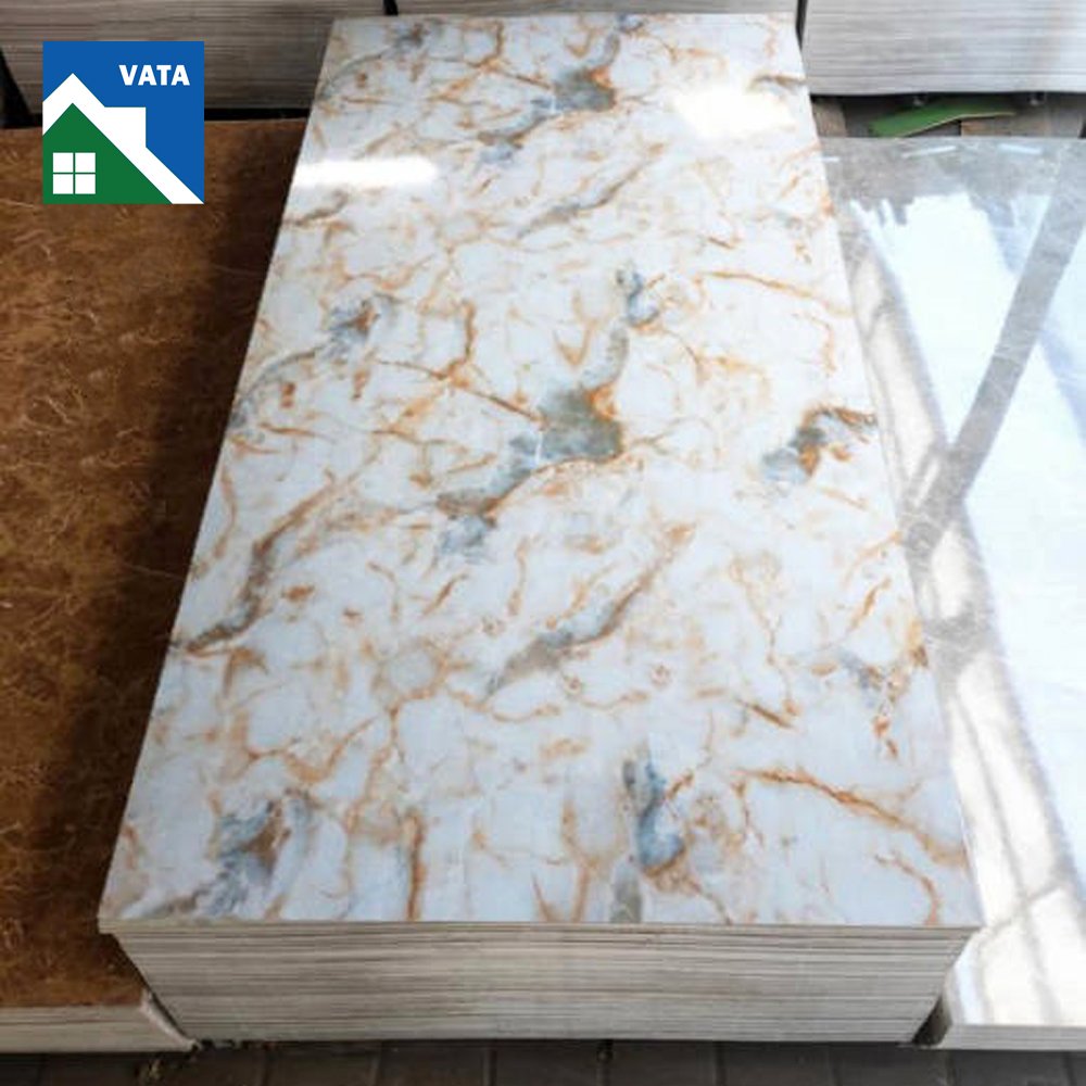 1200*2400 4x8ft Decorative UV Panels High Quality PVC UV Marble Sheet Plastic PVC Sheet for Wall Panel