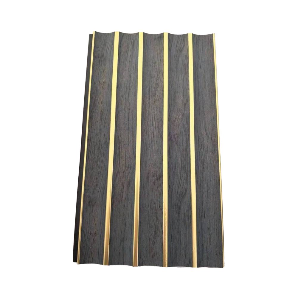 PS Wall Panel with Stripes Pattern Moisture-Proof for Household and Entertainment for Apartment Use