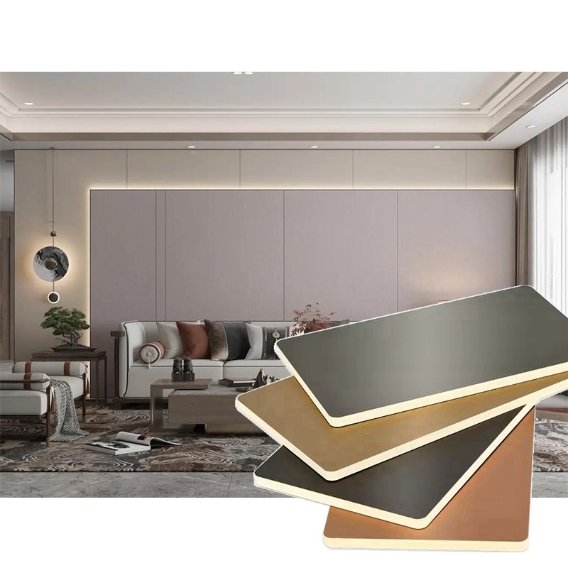 Bamboo charcoal wooden mirror white board Mirror veneer cladding Wall Panels