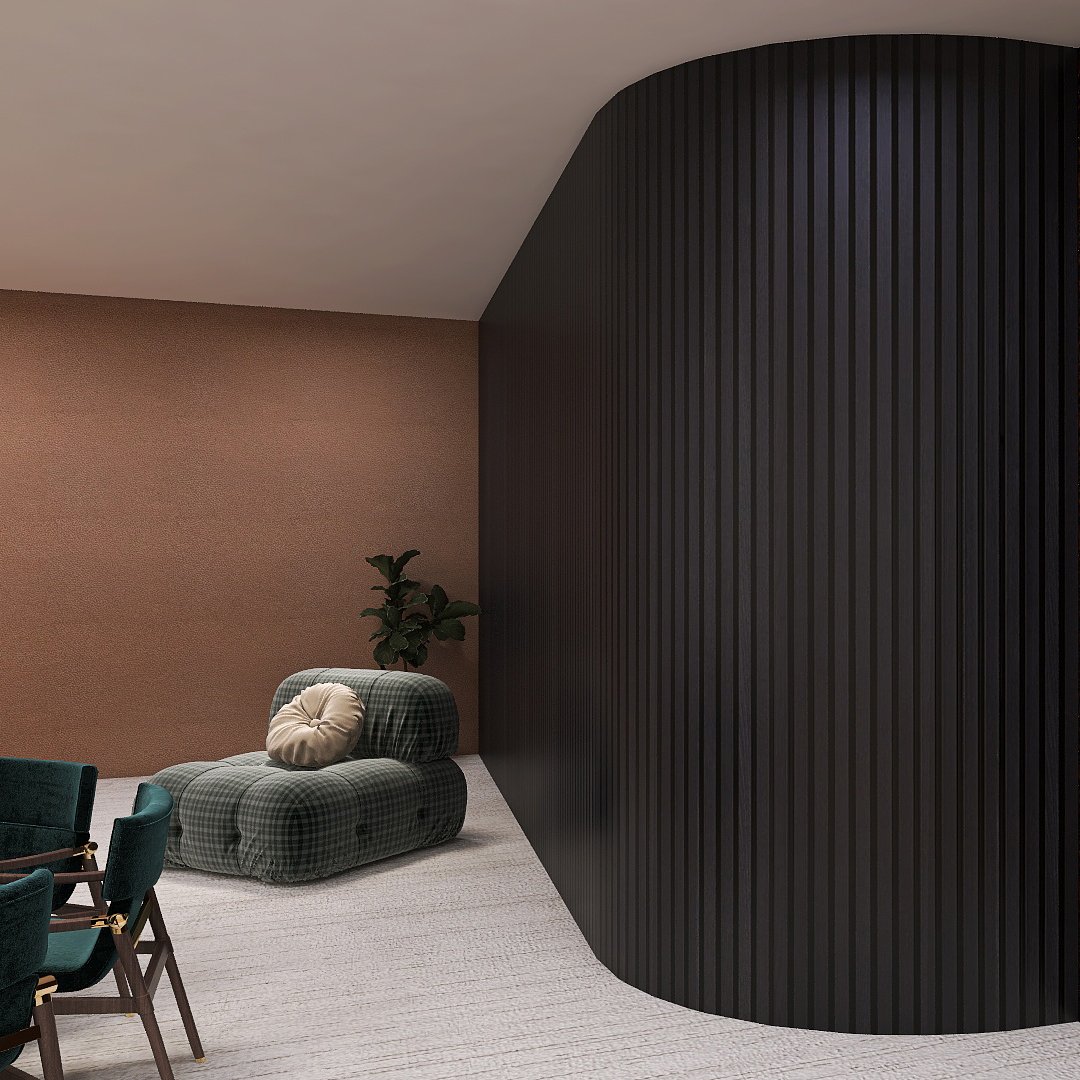 Kasaro High Quality Fluted Exterior Wall Cladding Decorative Sound Proof Acoustic Fabric Flexible Wood Wall Panel Panel