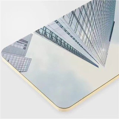 Decorative mirror PVC Wpc Wall Panel Bamboo charcoal board door wall bamboo carbon fiber