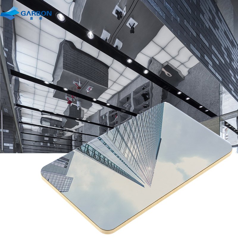 Decorative mirror PVC Wpc Wall Panel Bamboo charcoal board door wall bamboo carbon fiber