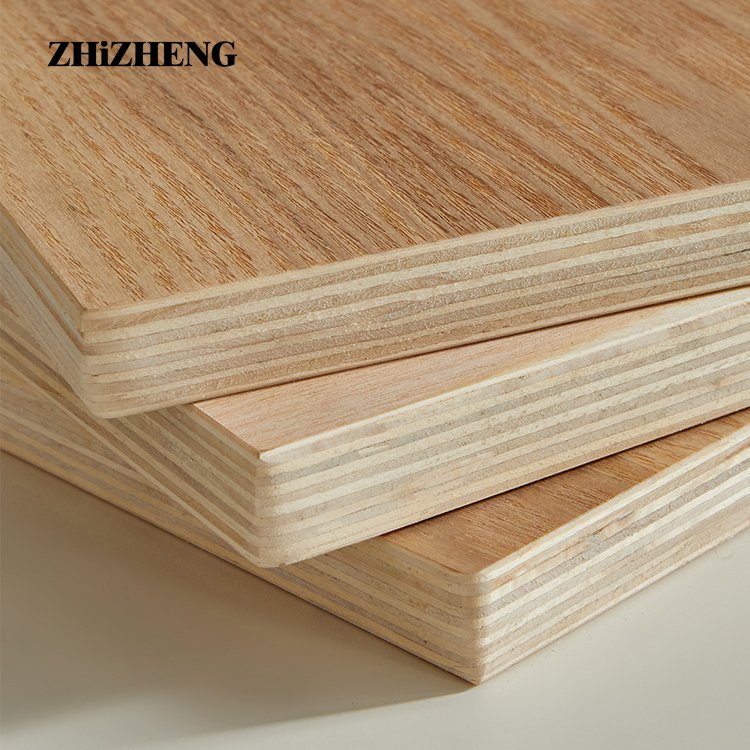 High Glossy E0 E1 Furniture Grade Plywood Eucalyptus Board Moisture-Proof Wood Grain Melamine White for Cabinets Price