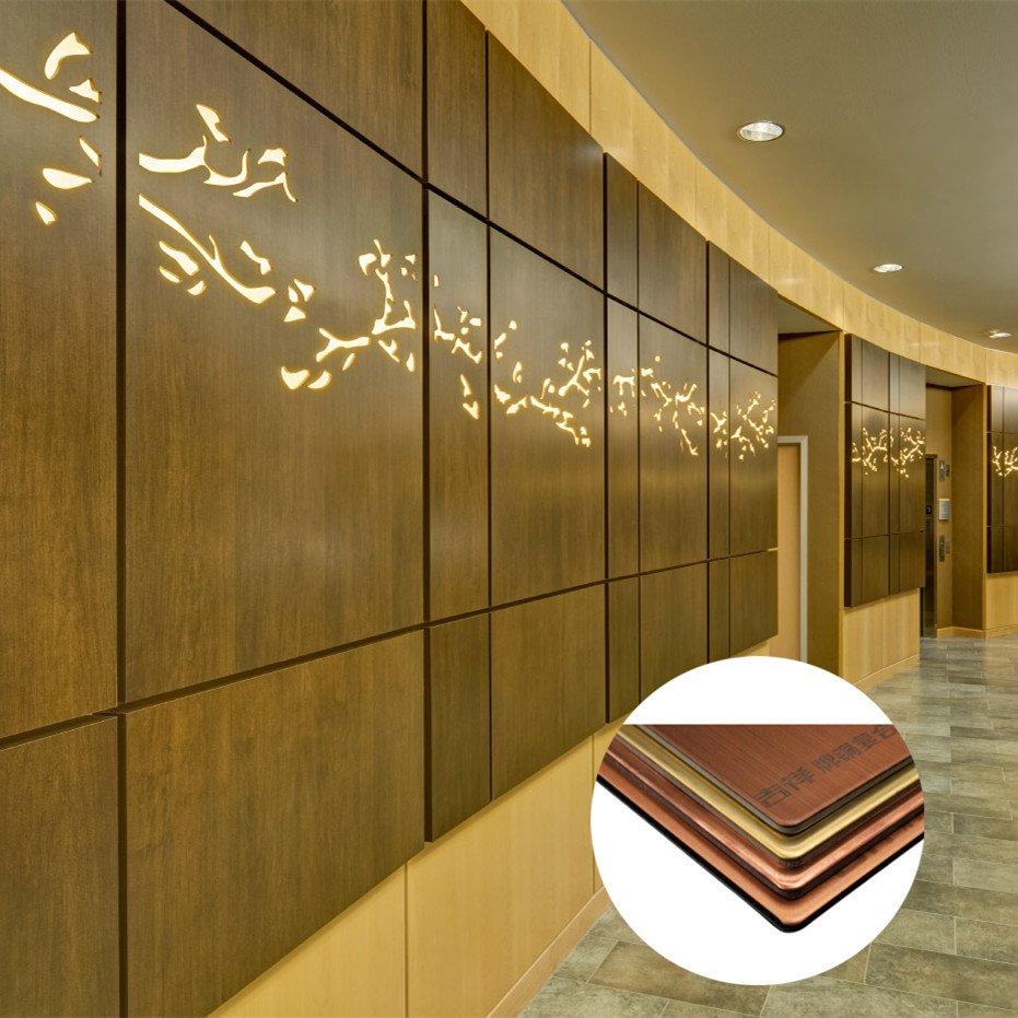 Scratch Resistant Wood Grain Wall Panel Wps Aluminum Film Lamin Panel For Decorative Insulated Wall Panel Modern Interior Design