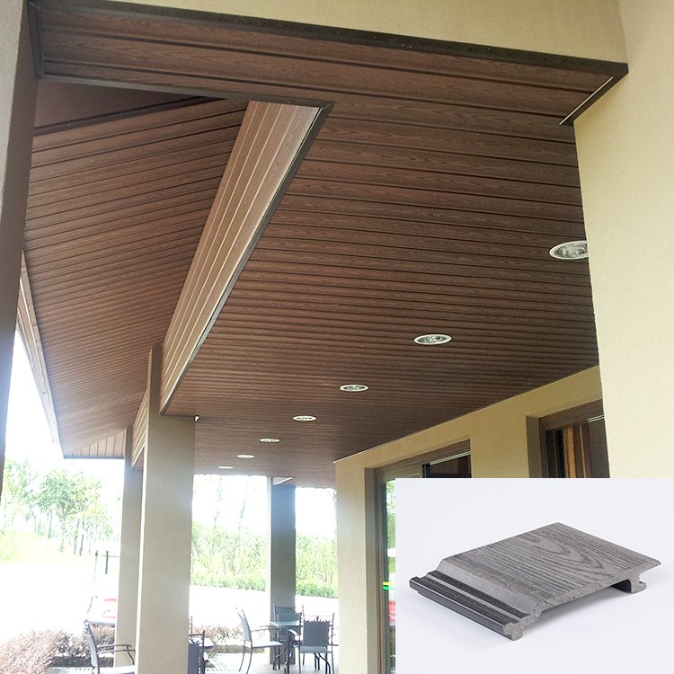 Singpok 3D Exterior Wall Panel Cladding Siding Decoration WPC Wall Siding