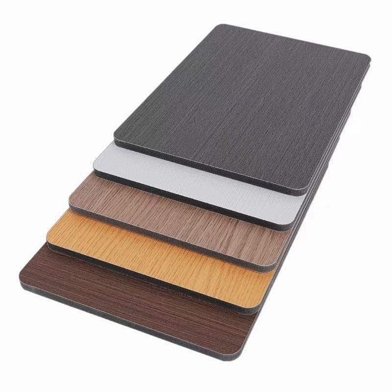 Modern Striped Bamboo Charcoal Fiber WPC Wall Panels Waterproof Soundproof Metal Surface Wood Background Household Hospital