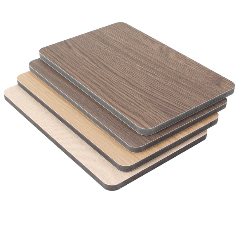 Modern Striped Bamboo Charcoal Fiber WPC Wall Panels Waterproof Soundproof Metal Surface Wood Background Household Hospital