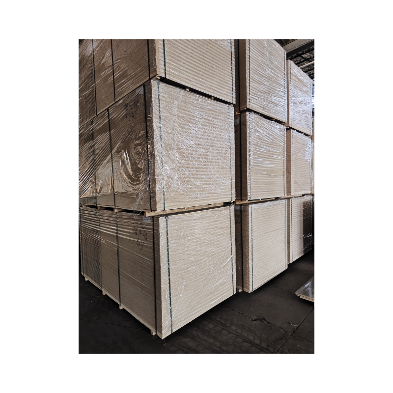 Paint-free particle board E0 grade 18mm melamine finish particleboard double-sided mist hemp particleboard