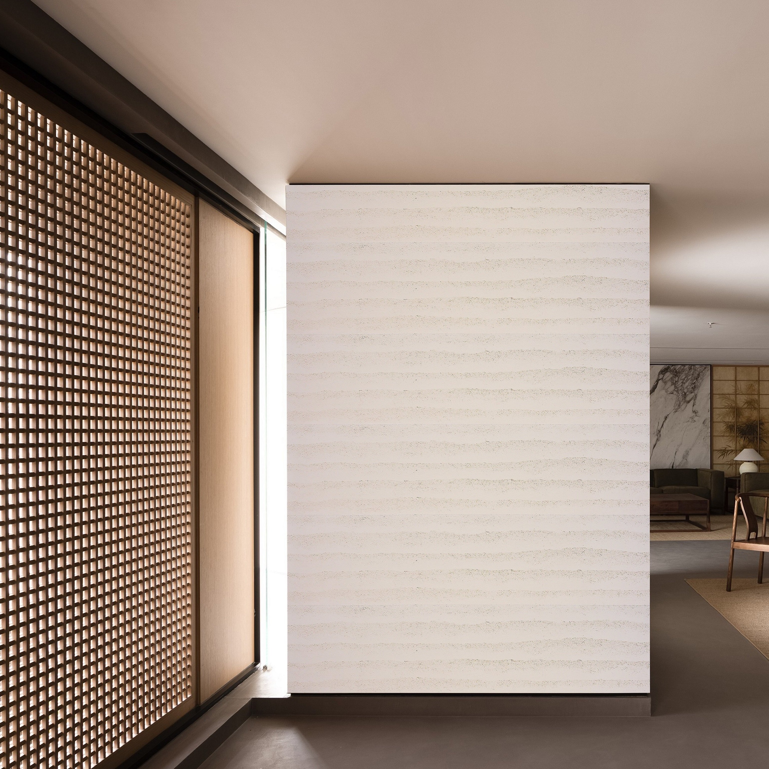 Solid surface Rammed Earth Board flexible stone for outdoor wall decoration mcm porcelain polished glazed slab tile