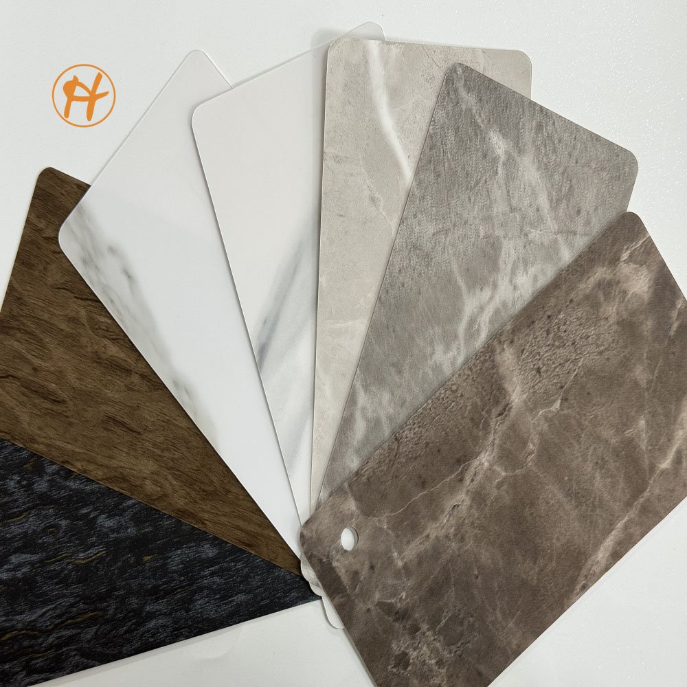 Glossy Dark Marble Pet Petg Sheet For Interior Wall Decoration And Kitchen Cabinet Lamination