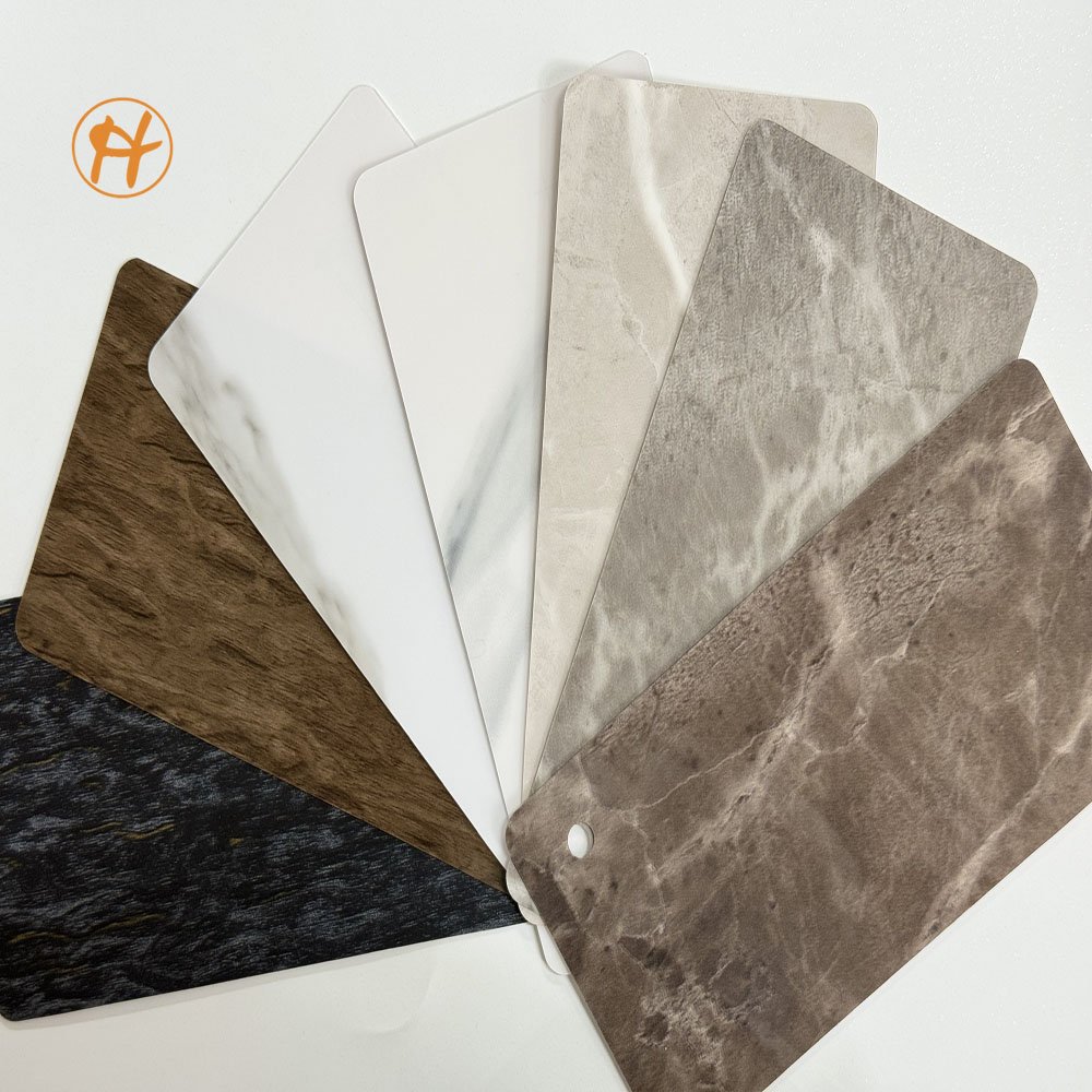 Glossy Dark Marble Pet Petg Sheet For Interior Wall Decoration And Kitchen Cabinet Lamination