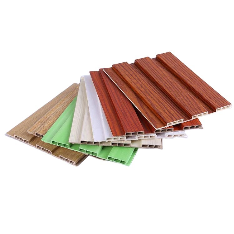 Water proof wood PVC composite WPC wall panel hollow WPC wall cladding from China factory