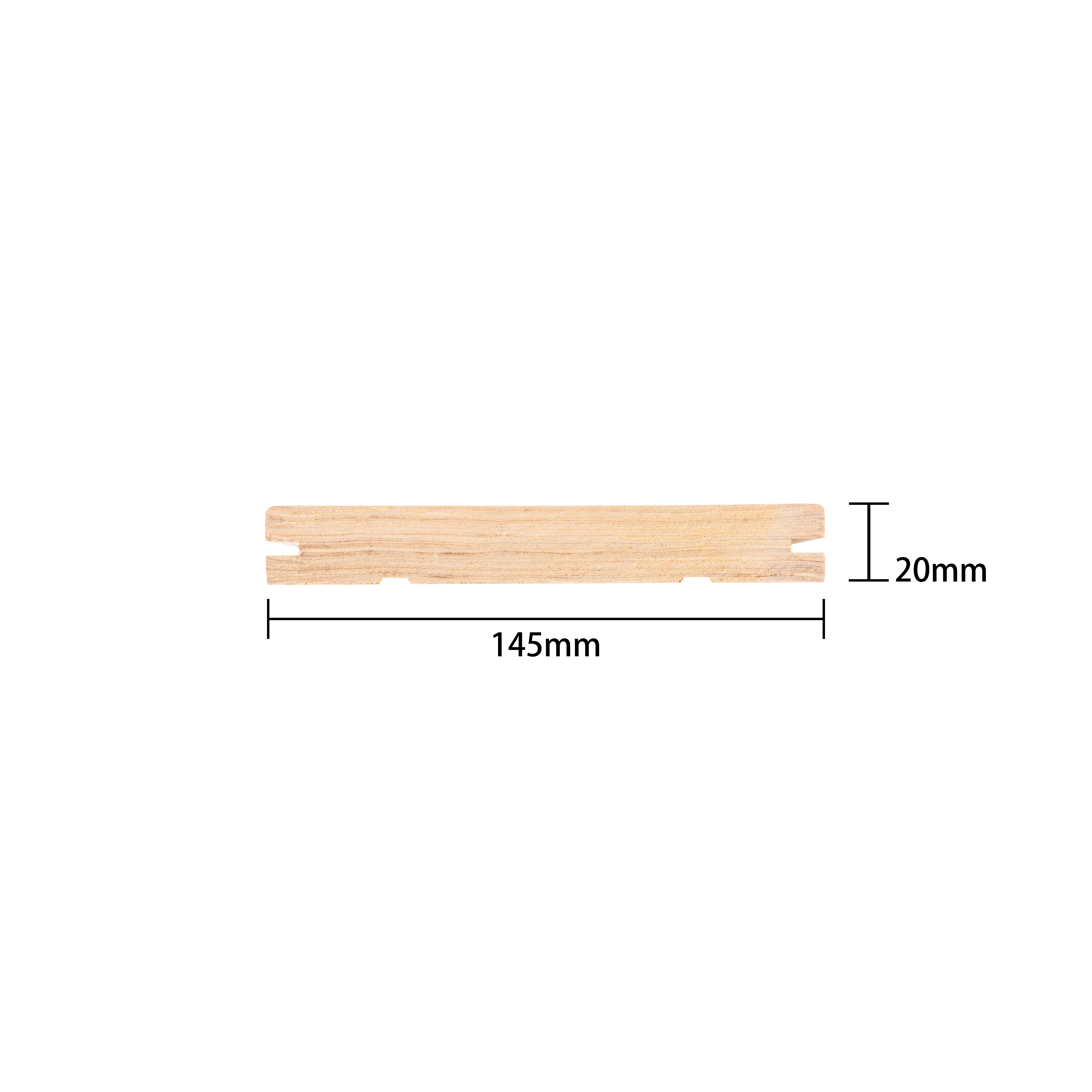Innovative 20mm Solid Wood Plastic Decking Board Recomposed Outdoor Flooring Indoor Garden Waterproof Crack Warp Rot Resistant