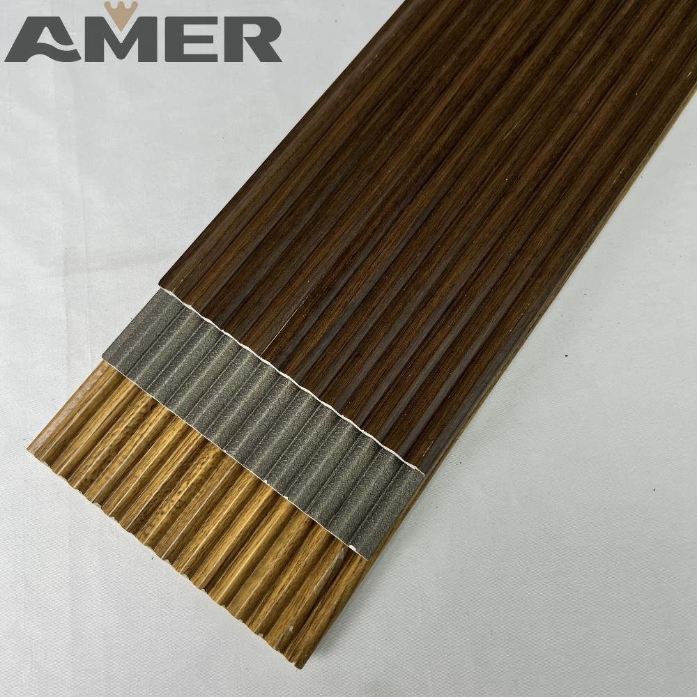 AMER Interior Decor Wooden Acoustic Wall Ceiling Panel Fireproof Mgo Board Wood Perforated Panel