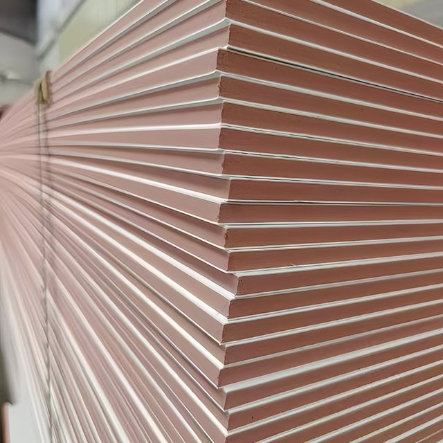 Pink wall panel new material PVC UV marble red rock board for wall decoration bamboo charcoal board
