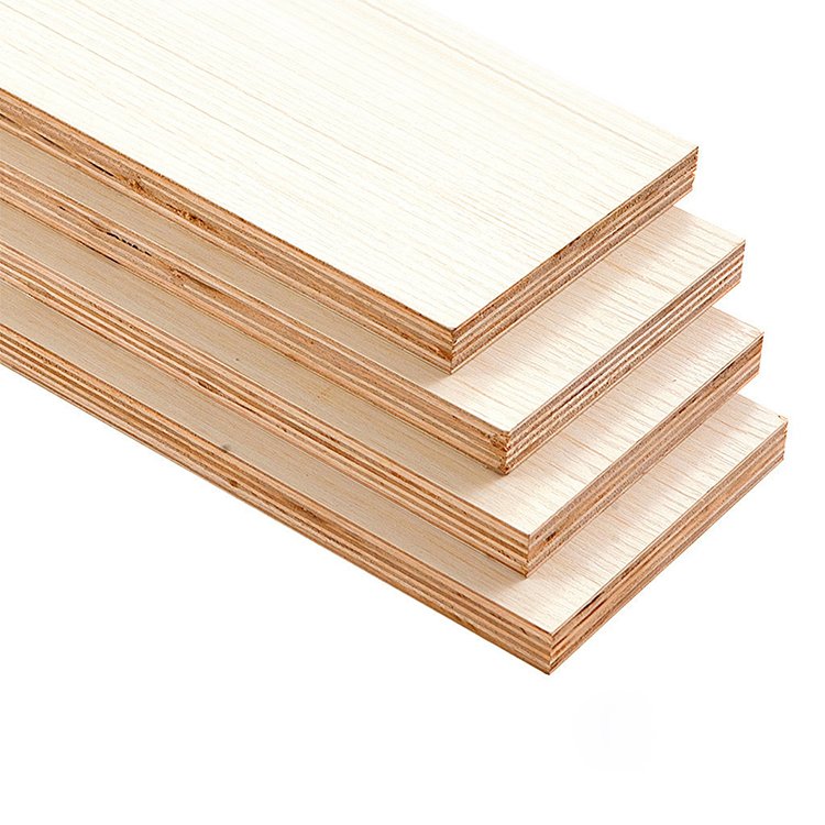 Wholesale E1/E0 Multilayer Eucalyptus Board 1220*2440mm Melamine Laminate Solid laminated plywoods Sheet 18mm Matte Wood Grain