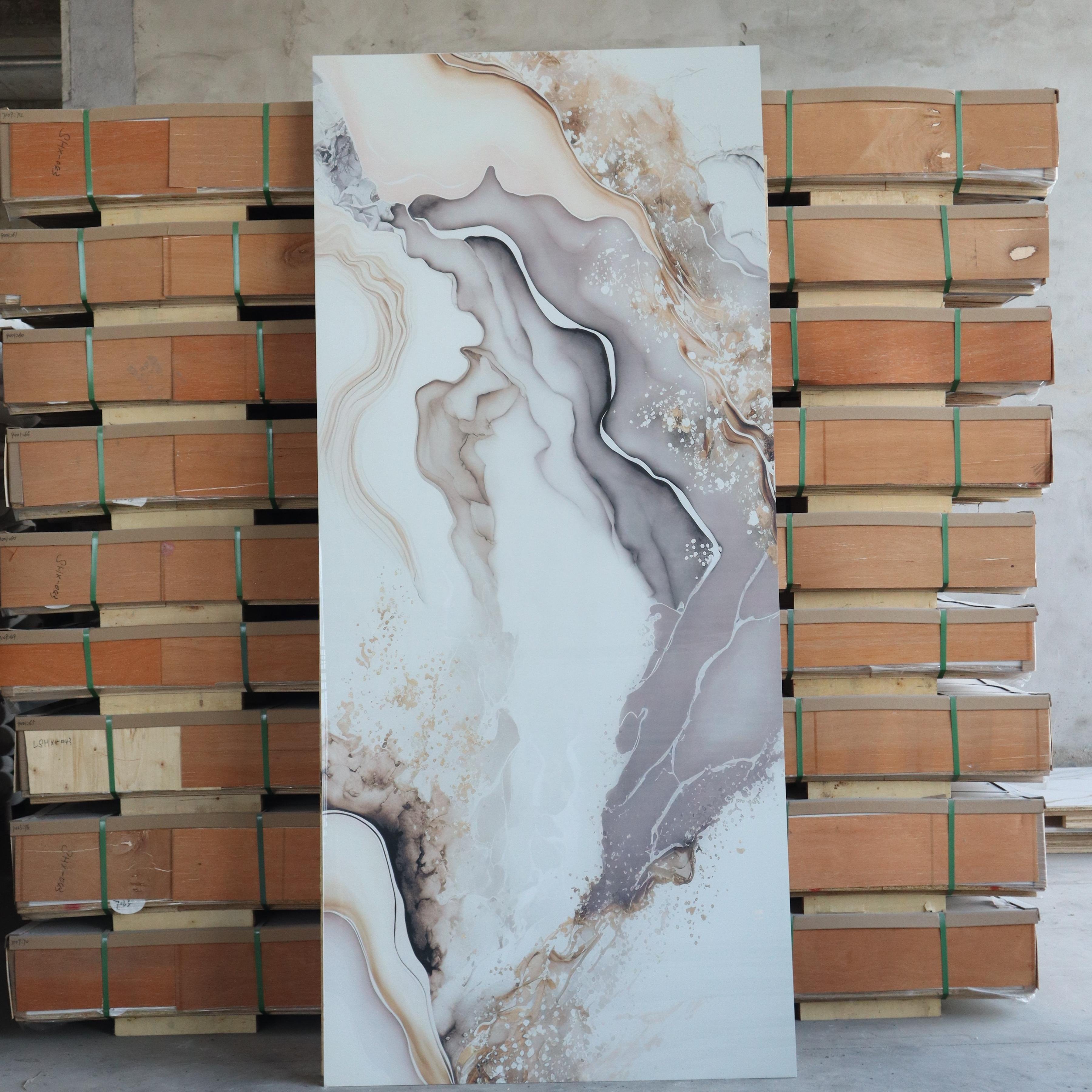 3mm/2.5mm/4mm waterproof SPC wall panel PVC other board pvc marble sheet