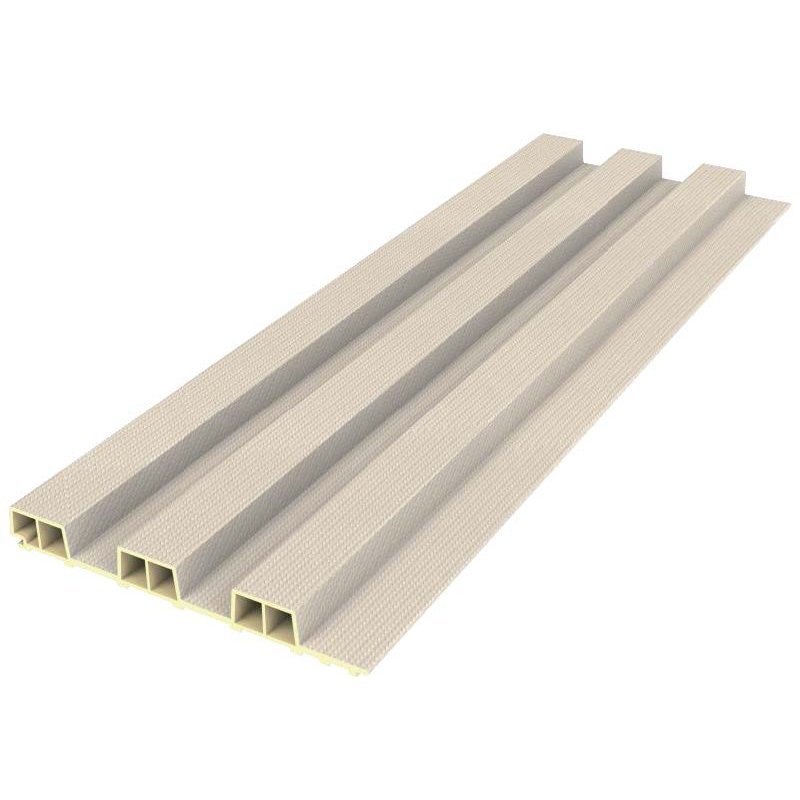 Best Price WPC wall fluted panel waterproof composite indoor decoration polyurethane wooden board