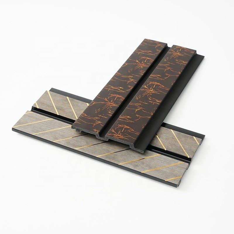 waterproof decor wall panel 3D fluted molding interior fluted slat ps boards sheets