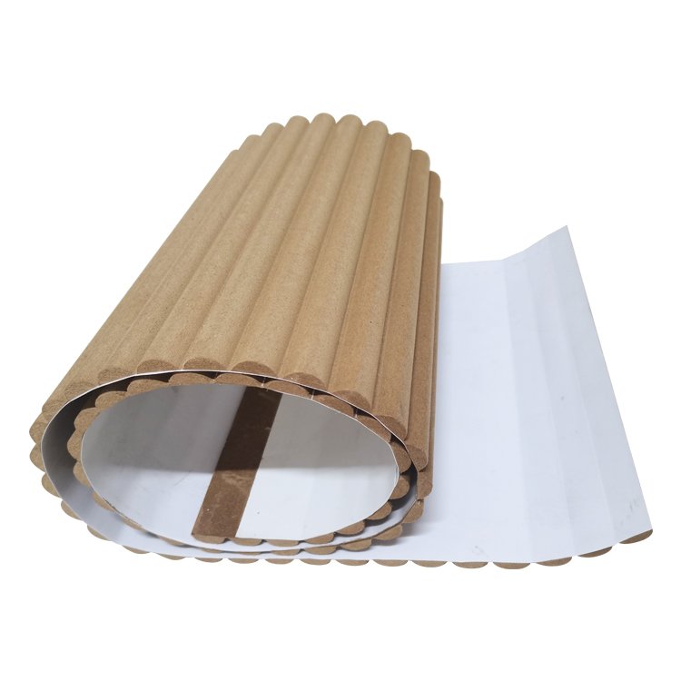 Cheap Flex Bending Soft 3D Easily Bent MDF Panels Fluted Flexible Wave MDF Board for Furniture and Wall Decoration