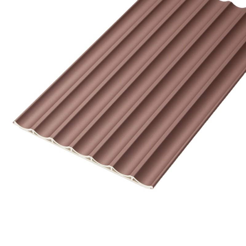 Hot Sale Interior Wall Panels PVC Waterproof Wave Shape Board 210*10 mm For Indoor Decoration