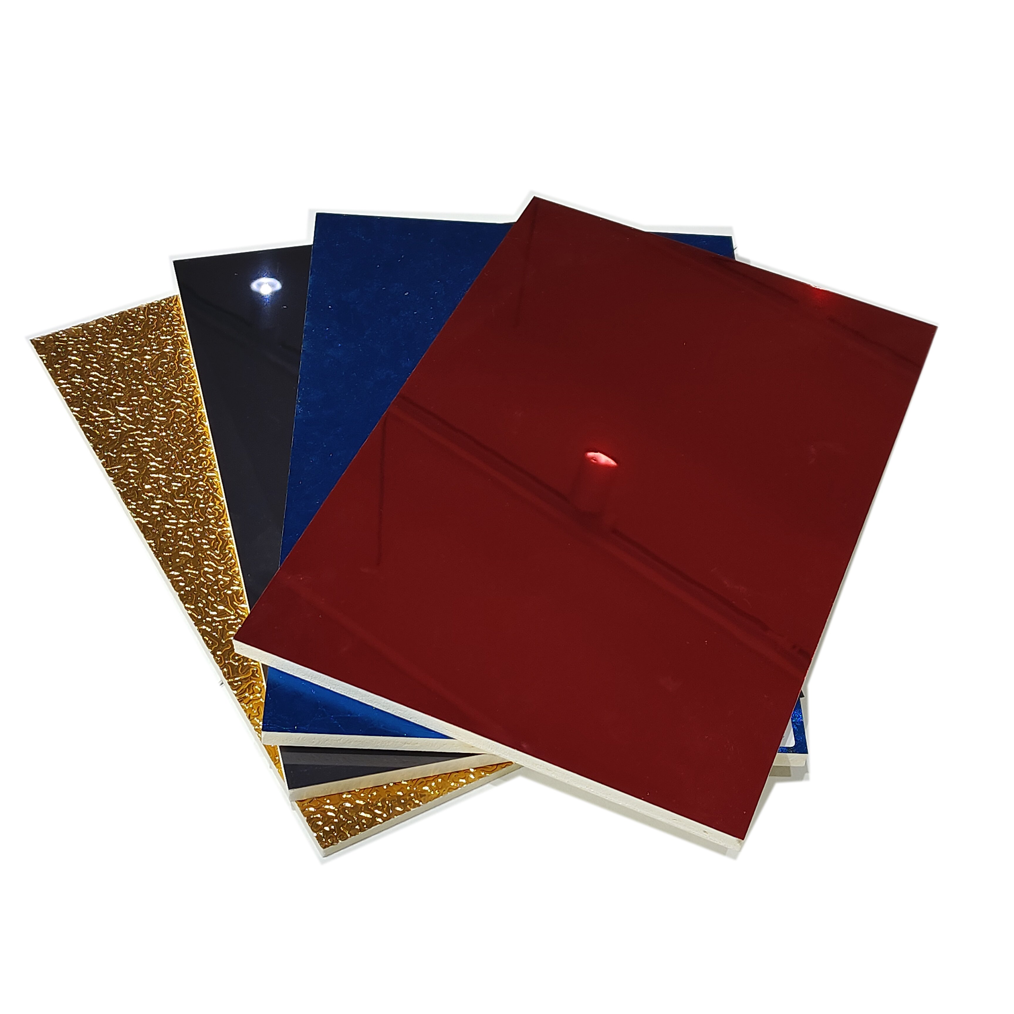 Bamboo Charcoal Wood Metal Plate Mirror Panel Wood Veneer Panel Bamboo Wood Fiber Metal WOODENVENEER WALL PANEL