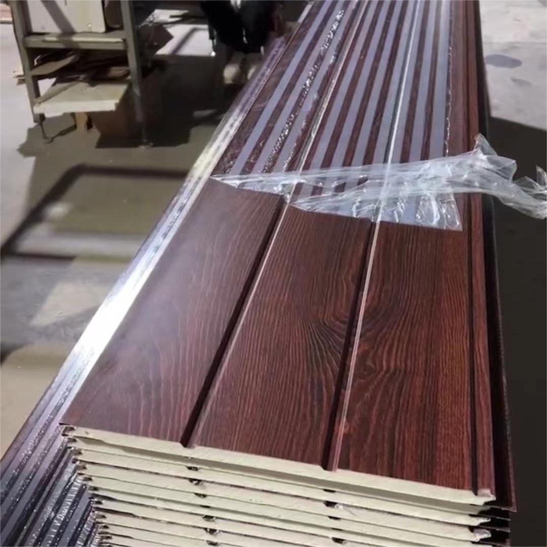 16mm Decorative Wall Panel PU Sandwich Panels Exterior Wall Metal Insulation Board Price Polyurethane Insulation Board