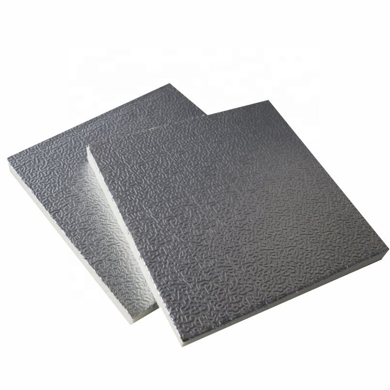 High temperature resistance Aluminum foil PIR/PU insulation panel pre-insulated ducts composite board