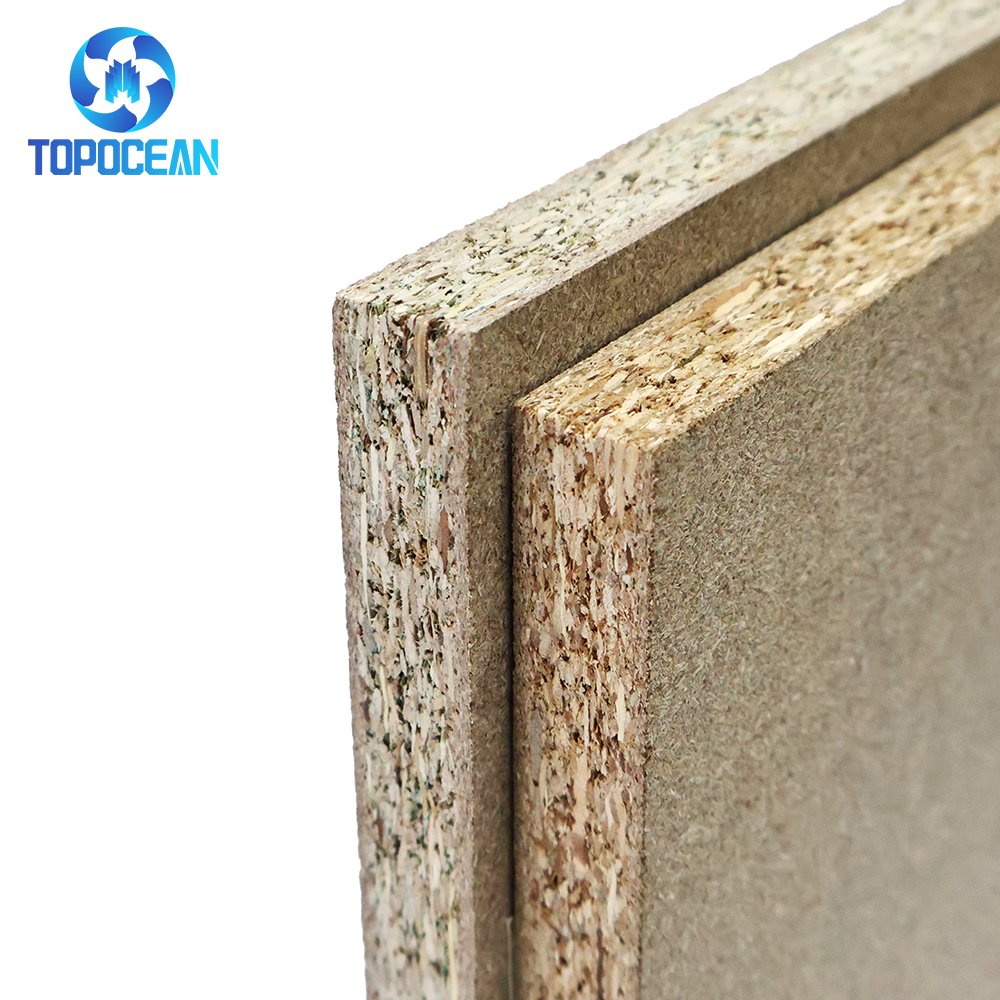 TOPOCEAN Wood high quality Moisture Proof 1220x2745 9-25mm chipboard/particleboard partical board
