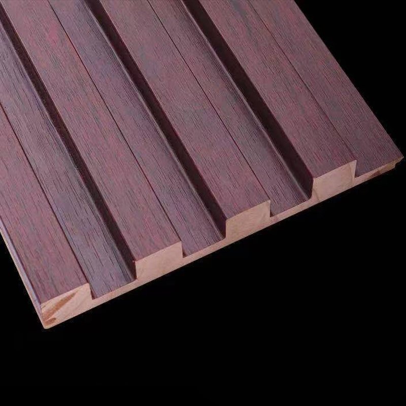 Anti-collision seamless whole house decor wood decorative sound proof sheets fluted interior boards pvc wall panels