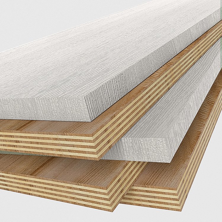 4x8 Feet High Quality Melamine Laminated Eucalyptus Multilayer Plywood Board for Hotel Furniture
