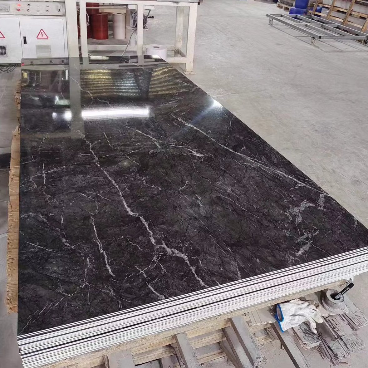 Chinese manufacturer 1220x2440mm 3mm PVC marble sheet UV wall cladding panel sheet