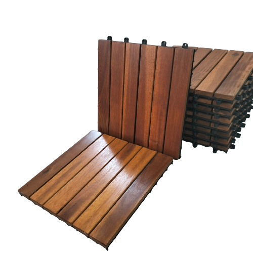 Vietnam Interlocking Outdoor Patio Deck Acacia Tiles 300 x 300 mm or Acacia wood Parquet Flooring or Teak Wood Any Other Wood