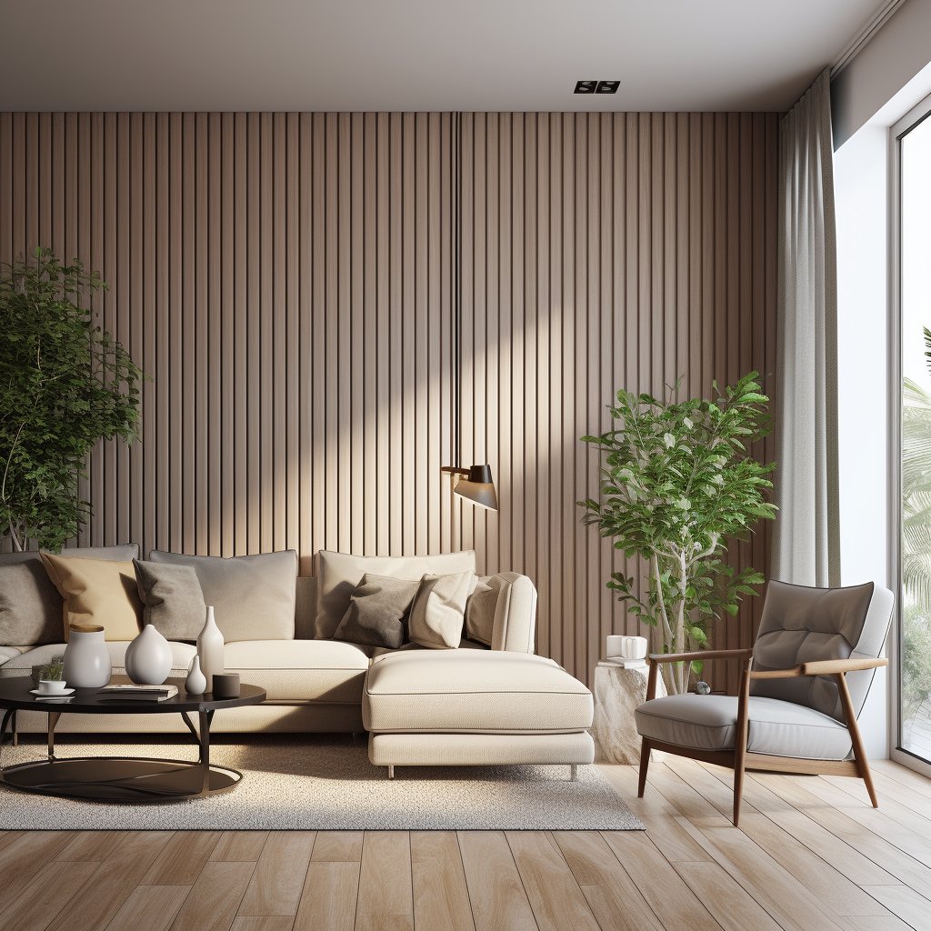 BANRUO Indoor Factory Eco Friendly Decorative Waterproof Fashion Lightweight Solid Ps Wall Cladding