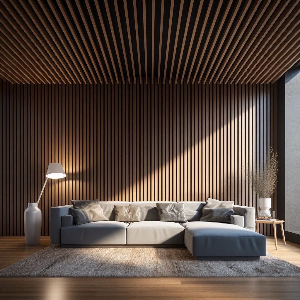 BANRUO Indoor Factory Eco Friendly Decorative Waterproof Fashion Lightweight Solid Ps Wall Cladding
